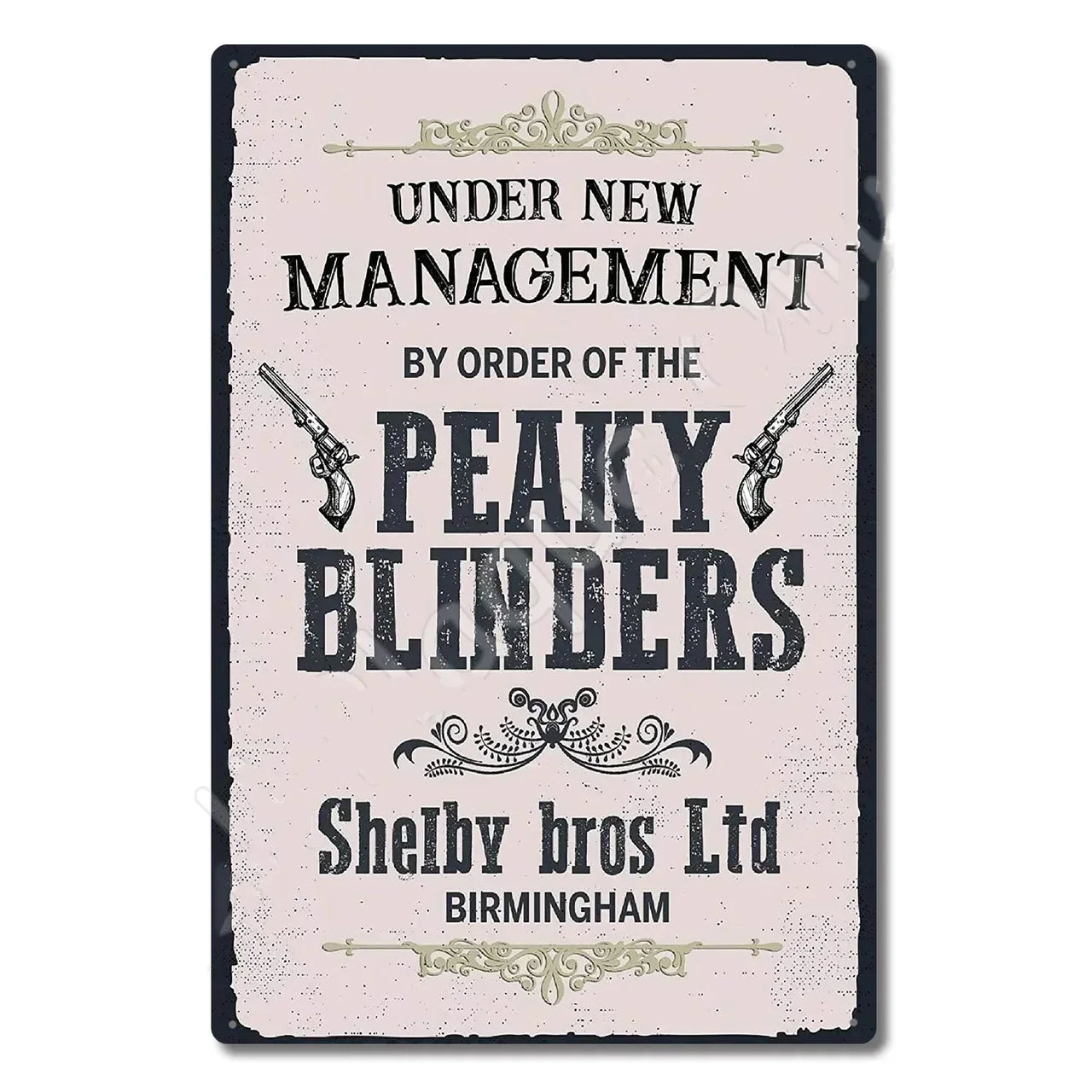 P-Peakys B-Blinders Whiskey Metal Sign - Retro Tin Plaque with Iconic Flat Cap & Whiskey Bottle Art, Eye-Catching Wall Decor