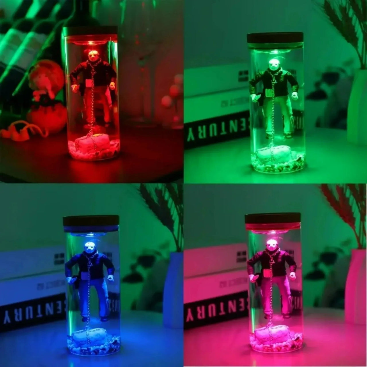 Jason Voorhees Friday 13th Water Lantern Collector Water Lantern Horror Decoration Gift Souvenir Halloween Night Lantern Decor