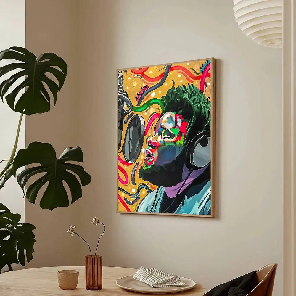 Rapper Rod Wave Last Lap Poster HD Art Sticky Wall Waterproof Home Living Room Bar Decoration