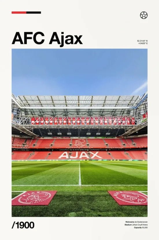 Famous Stadium Football Poster Football Fans Wall Art Decor Canvas Painting Stadium Minimalist Prints Aesthetic Wall Decoration