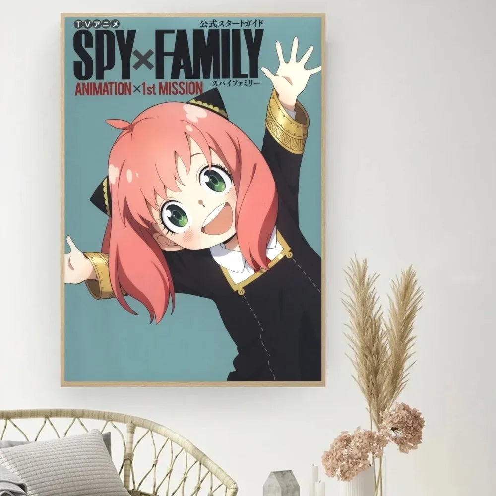 Classic Retro Wall Art, Anime 
