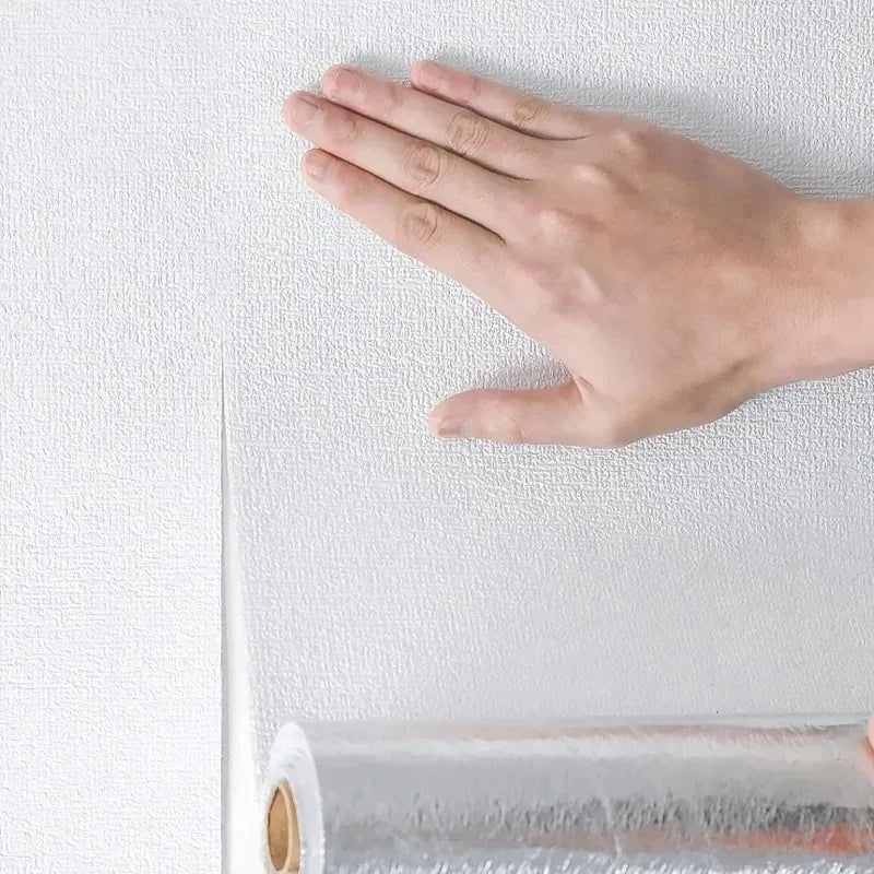 50cm Self-Adhesive Foam Wall Panel Wide 3D Linen PVC Texture Waterproof Soundproof Removable for Living Room Bedroom Home Decor