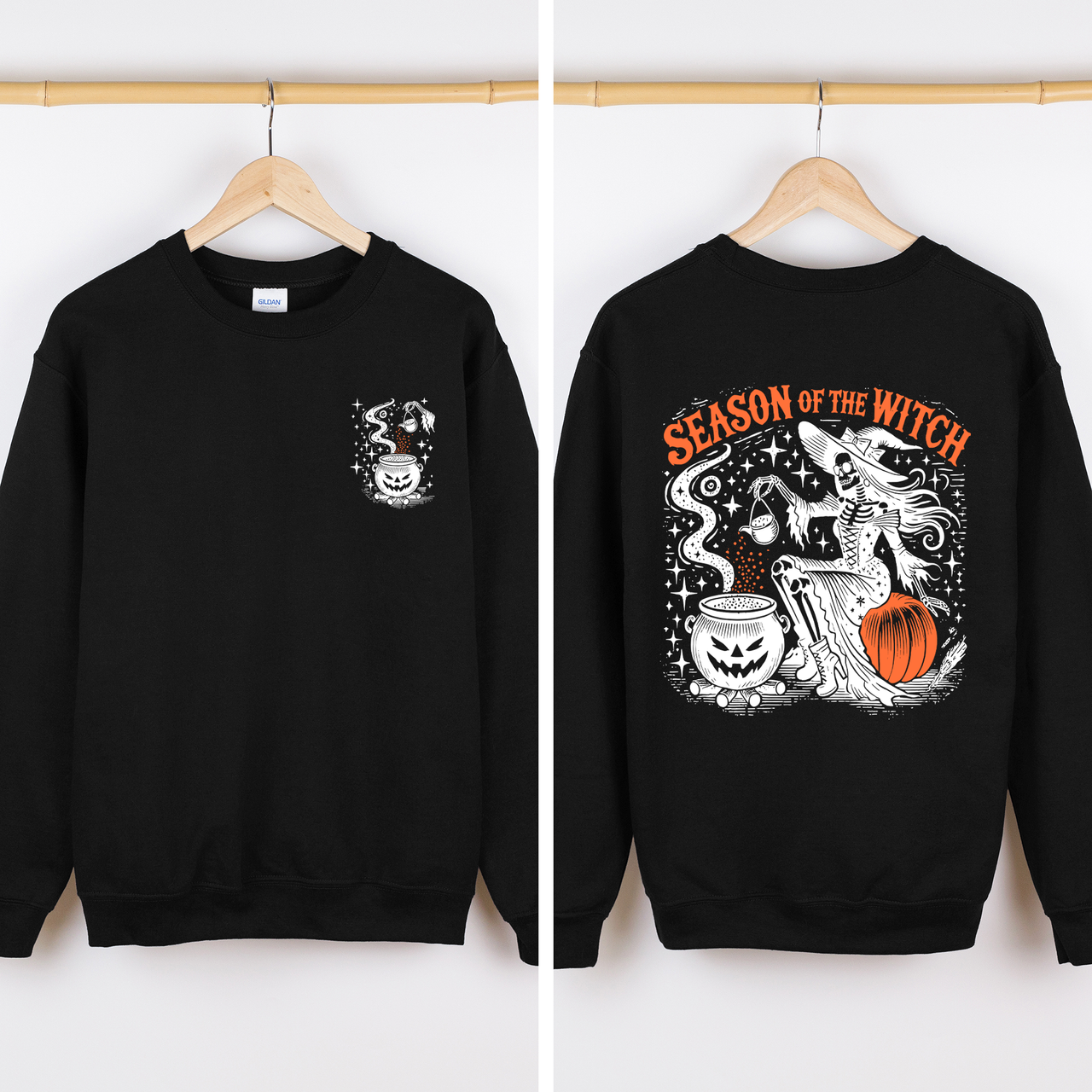Season Of The Witch Night Of Horrors Vintage Halloween Limited Edition Sweatshirt