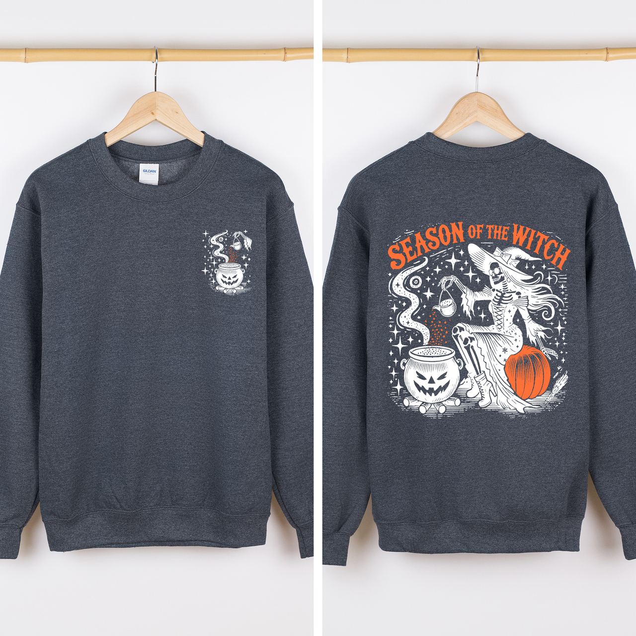 Season Of The Witch Night Of Horrors Vintage Halloween Limited Edition Sweatshirt