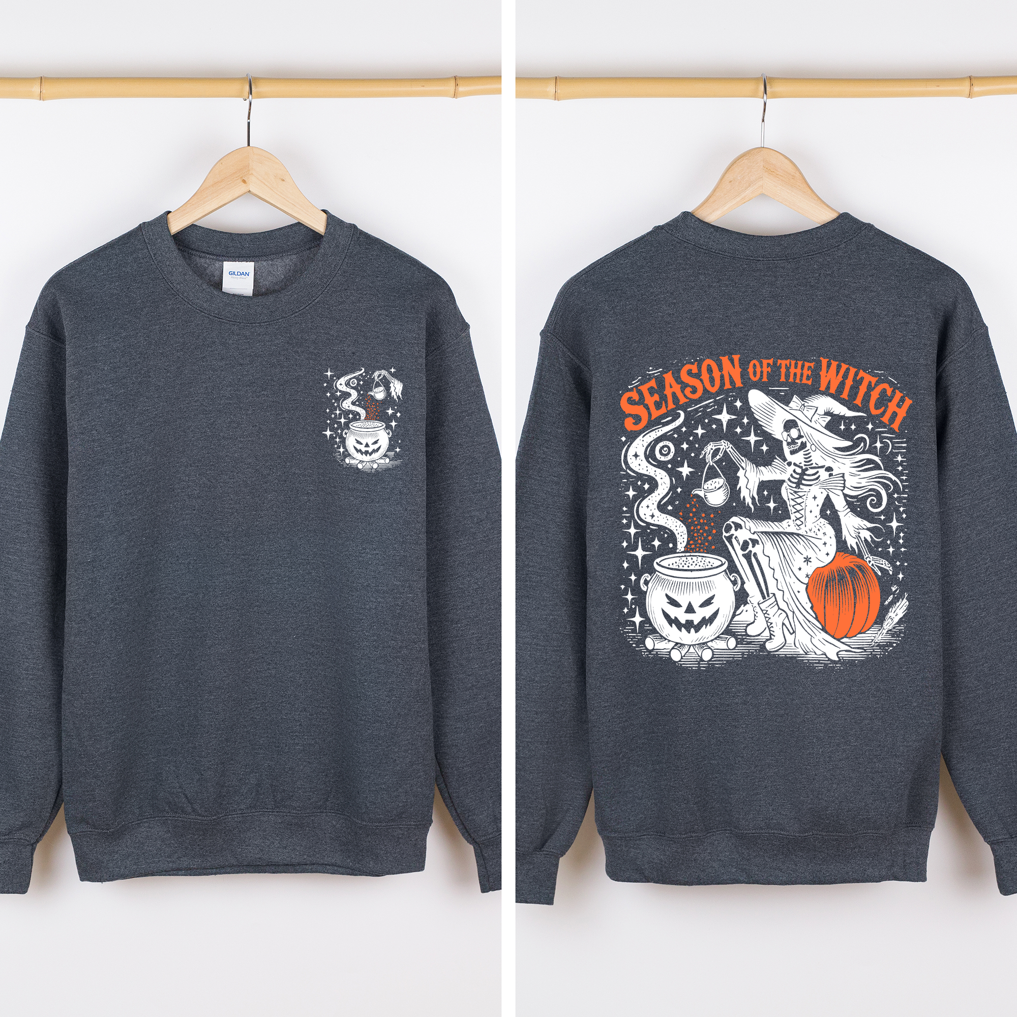 Season Of The Witch Night Of Horrors Vintage Halloween Limited Edition Sweatshirt