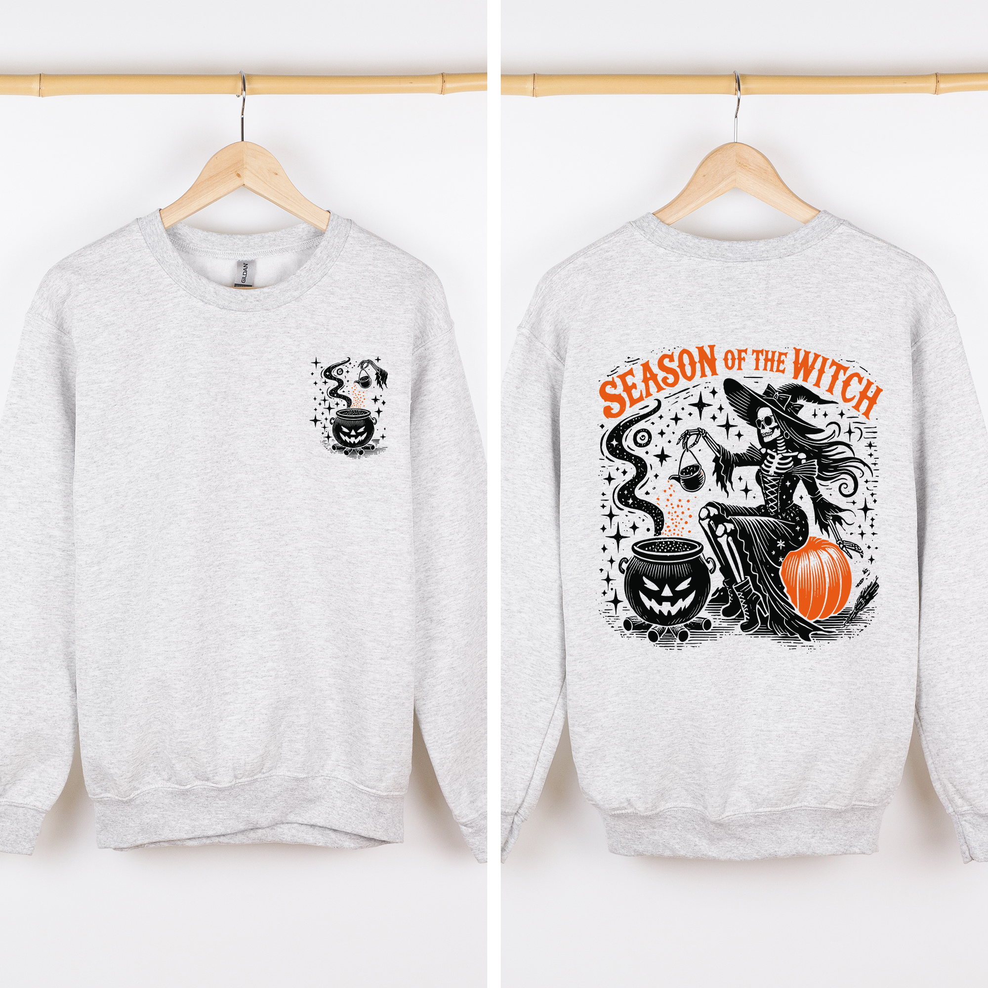 Season Of The Witch Night Of Horrors Vintage Halloween Limited Edition Sweatshirt