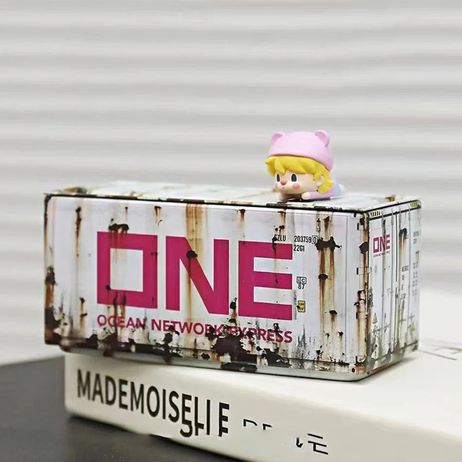 Mini Iron Storage Box Miniature Storage Iron Box Creative Decoration Collect Small Item Desktop Mini Container Model Xmas Gifts