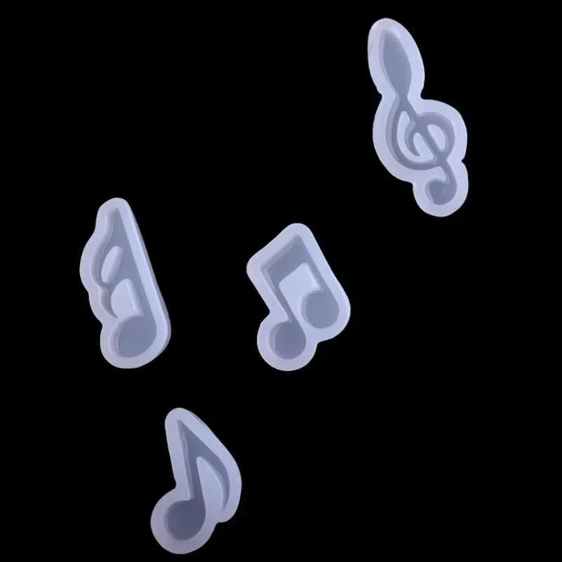 1pc Musical Note Silicone Mold Music Symbol Fondant Chocolate Sugarcraft Mould Cake Decorating Tools Baking Accessories