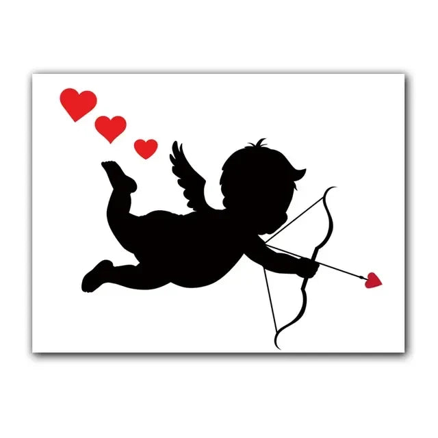 Girl and Red Balloon Banksy Art Nordic Characters Canvas Painting  Mural  Poster Living Room Bedroom Bar Home Decoration