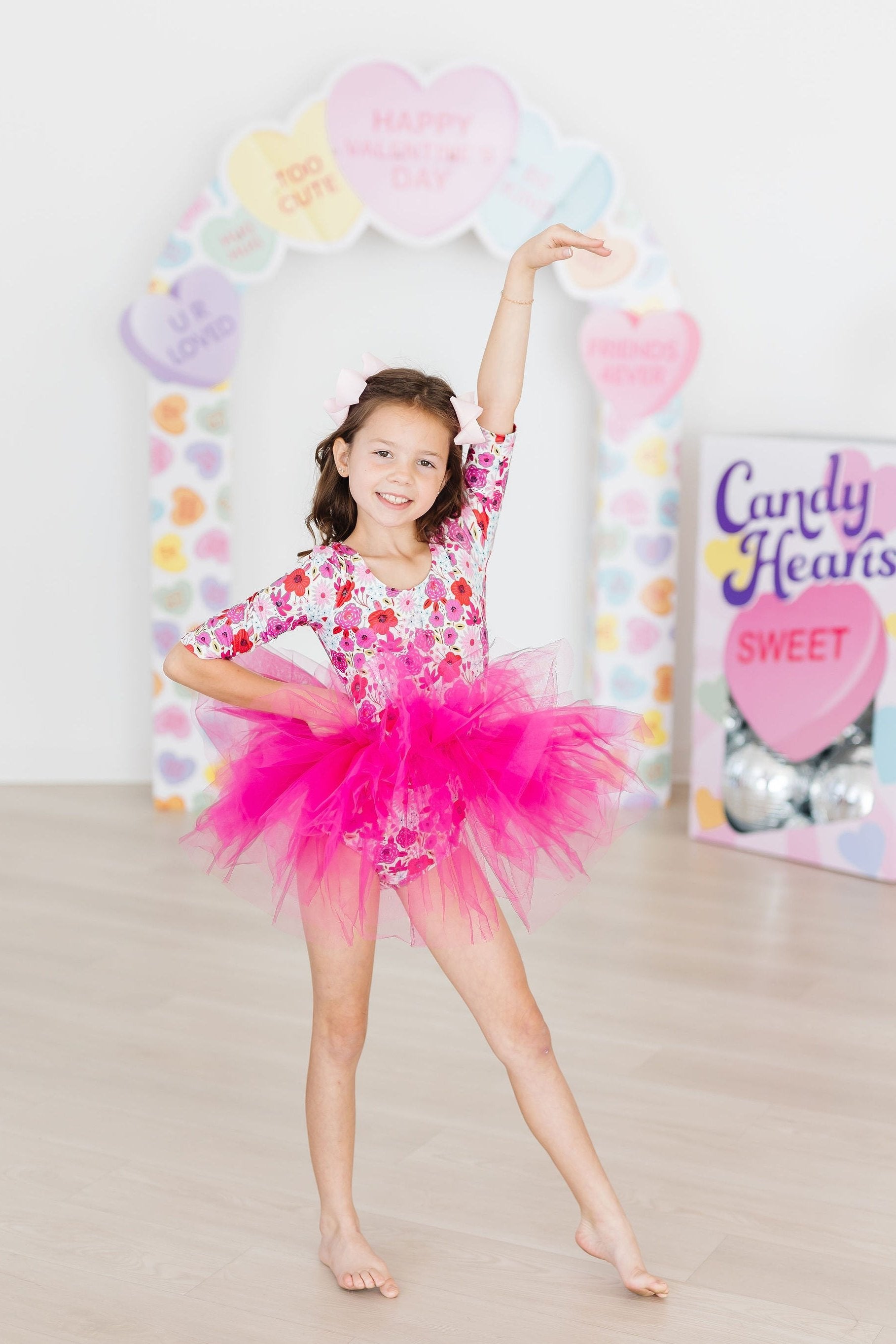 SALE Secret Garden 3/4 Sleeve Tutu Leotard
