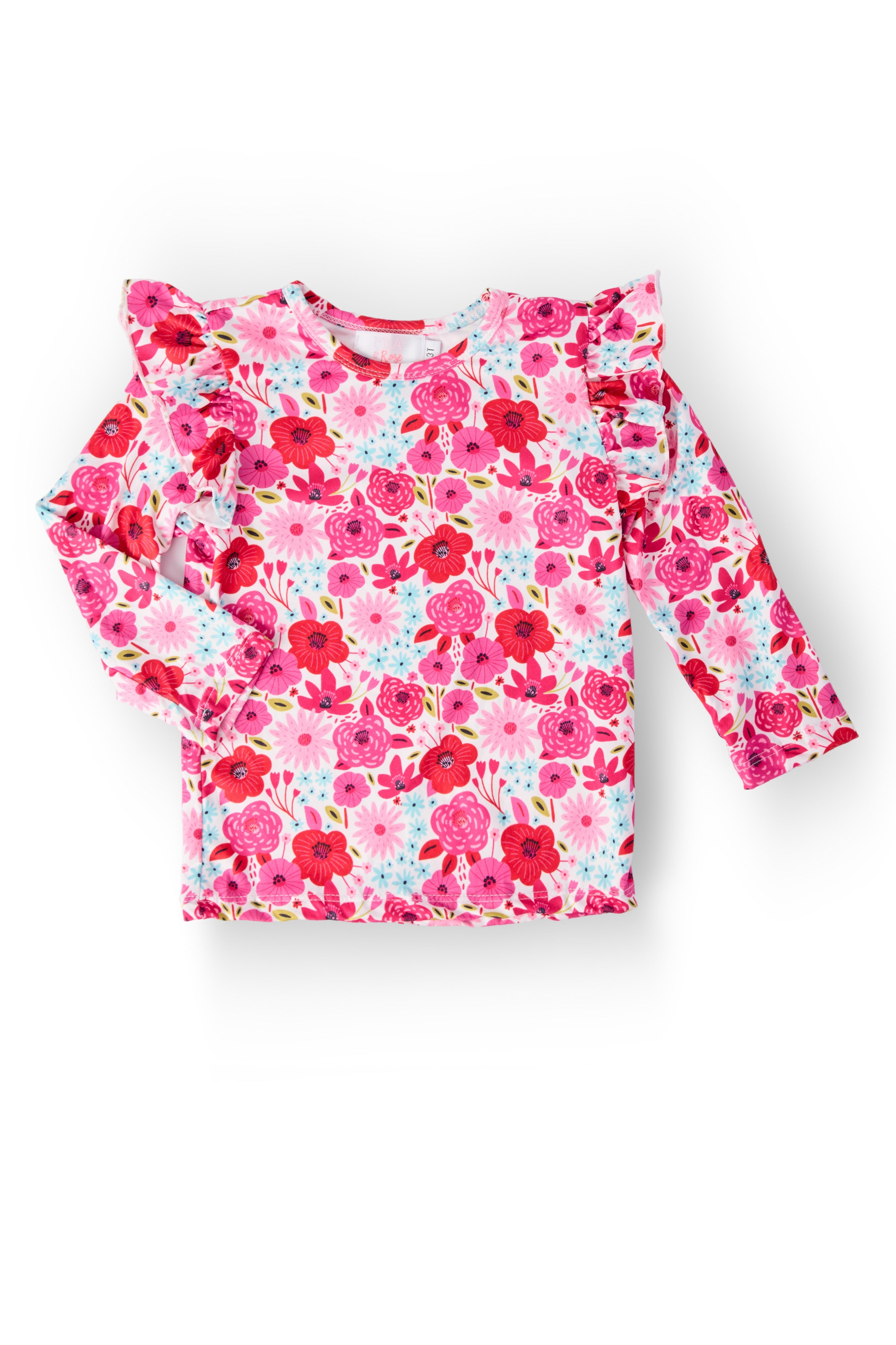 Secret Garden L/S Ruffle Tee