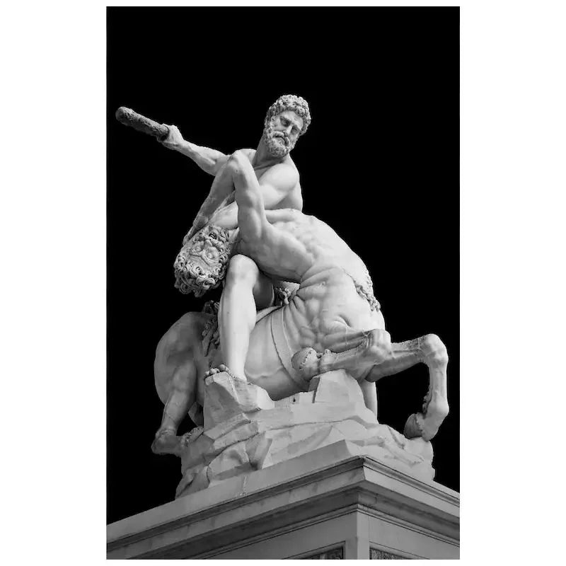 Nordic Simple Wall Art Black Ancient Greek Gods Sculpture David Statue Canvas Print Poster Home Living Room Bedroom Decoration
