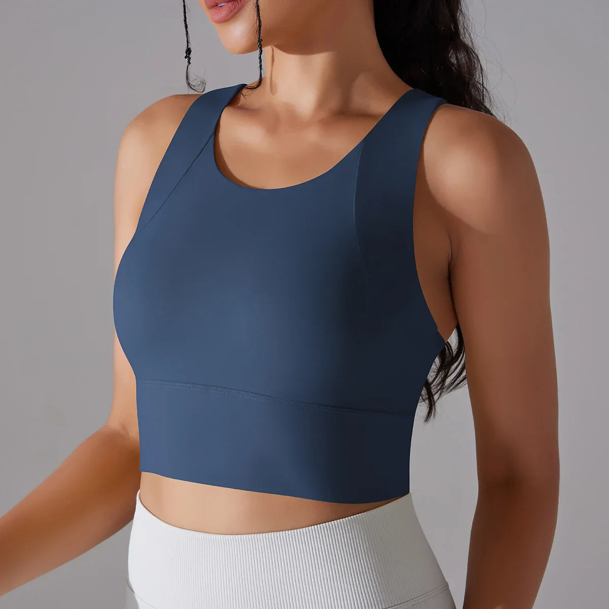 Nylon Sexy Women's Sports Bra Top Women Tight Elastic Gym Sport Yoga Bras Crop Top Yoga Clothes Stretch Women Sports Underwear
