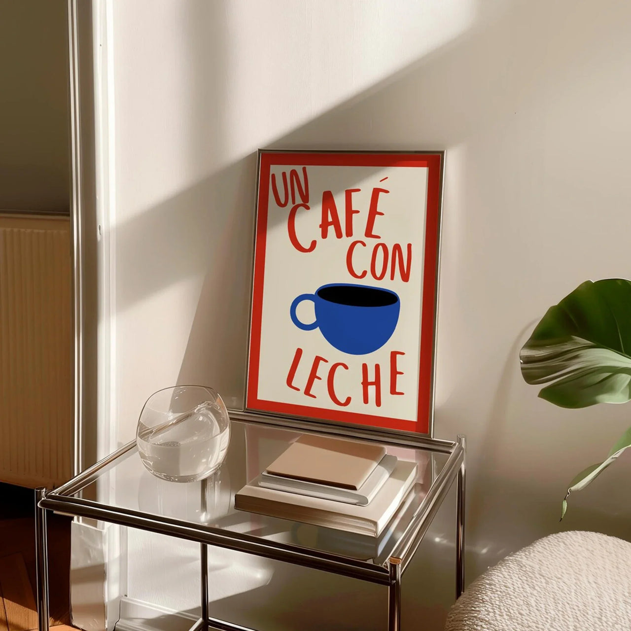 Cafe Con Leche Spanish Kitchen Coffee Lovers Wall Art Print Canvas Painting Poster Picture For Living Room,Bedroom Home Decor
