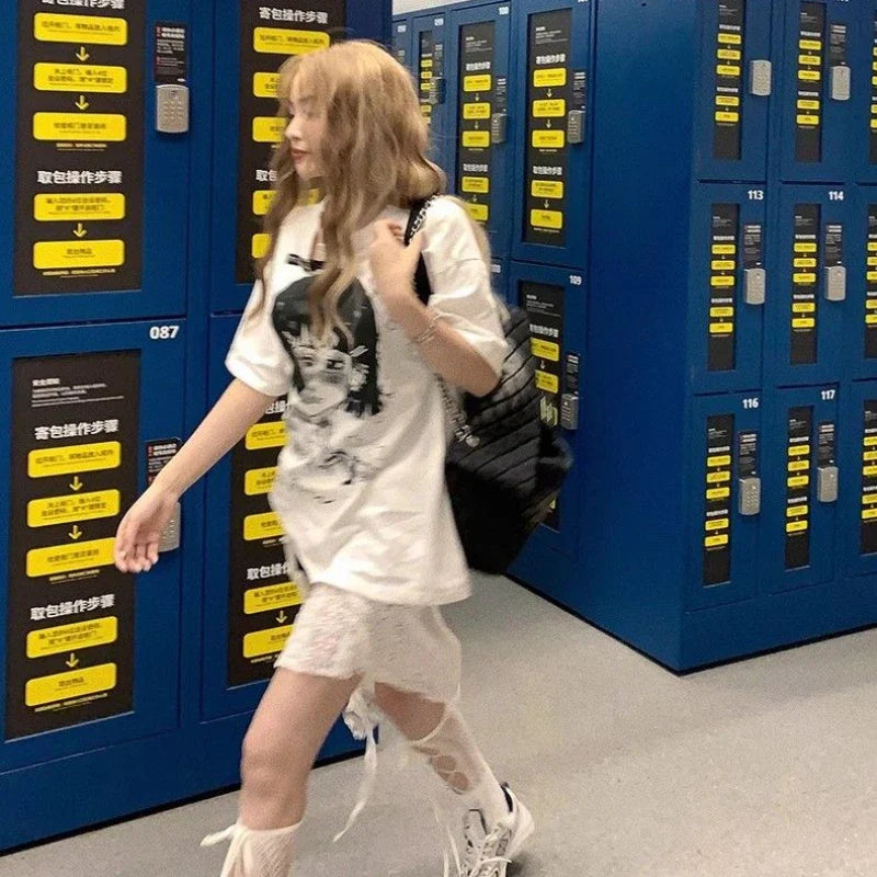 Skirts Women Solid Hollow Out Chic Lace-up Design Streetwear Daily Sweet Spicy Girls Layering Trendy Harajuku Popular Summer