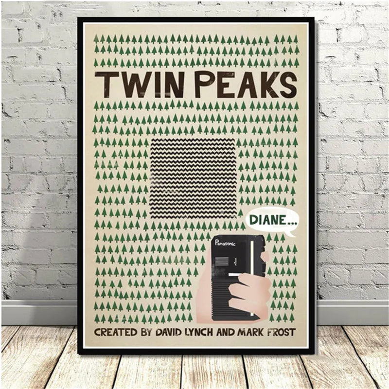 Twin Peaks TV Series Shows Classic Movie Anime Poster And Prints Canvas Painting Art Wall Pictures For Living Room Home Decor