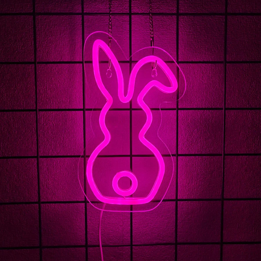 Neon Sign With Animal Theme, Led Animal Lamp For Wall Decor, Usb Powered, Wall Lamp For Bedroom, Club, Office And Game Room.