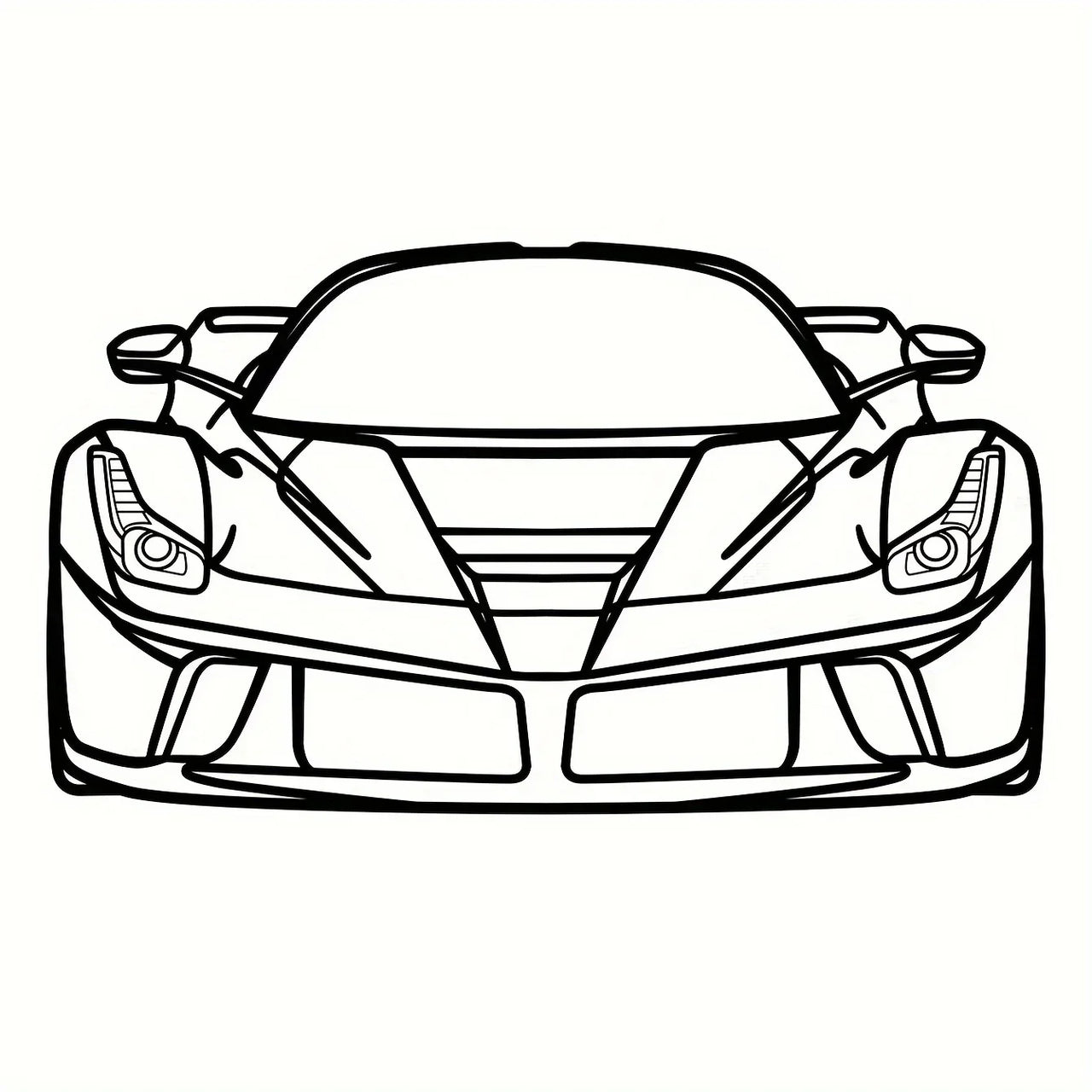 Decorative Hot Border Metal Line Art Designed Specifically for Passionate Automotive Aficionados Looking To Create Wall Displays