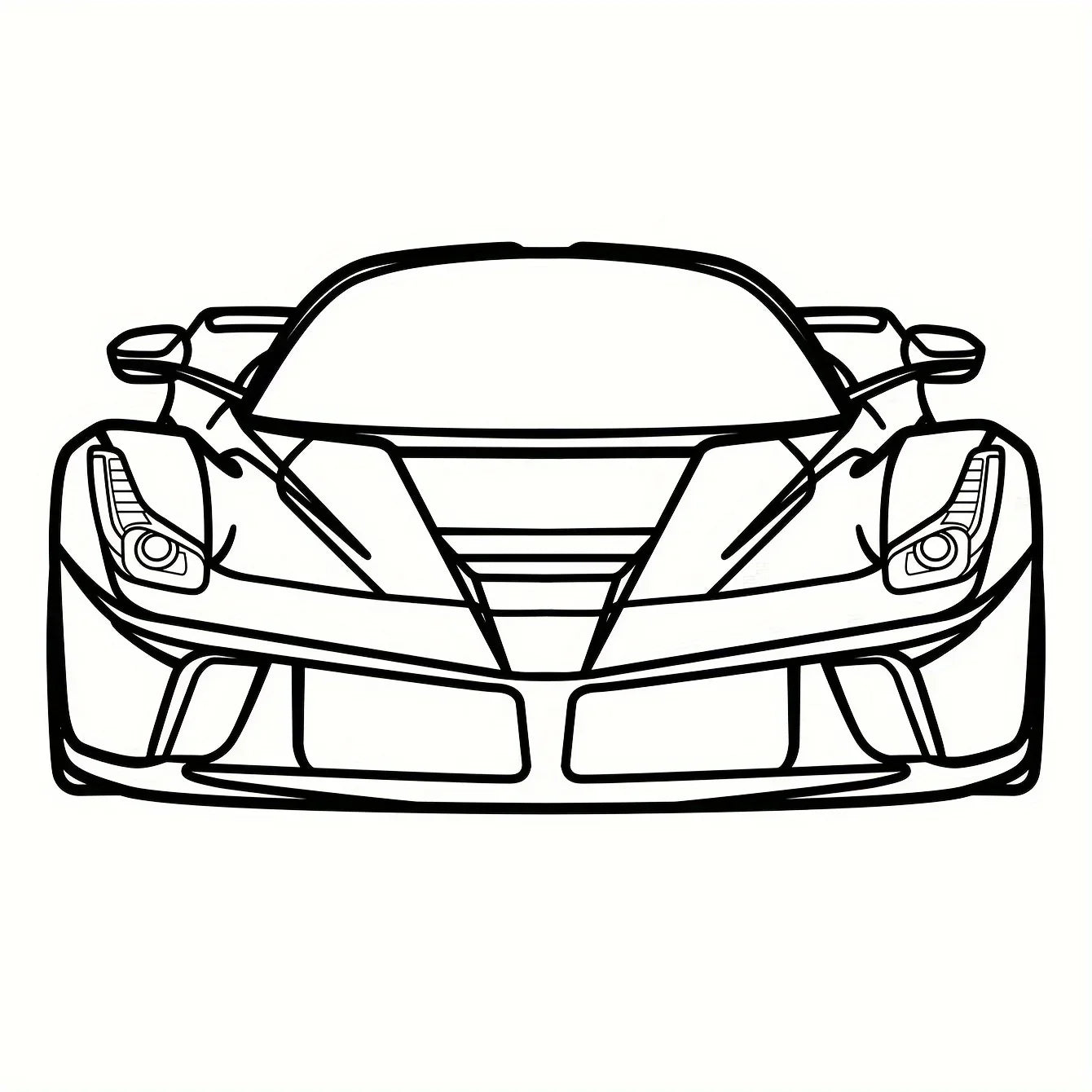 Decorative Hot Border Metal Line Art Designed Specifically for Passionate Automotive Aficionados Looking To Create Wall Displays