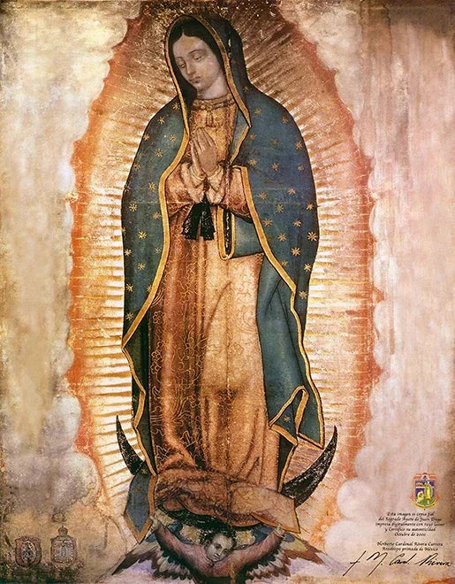 Classic Abstract Wall Art Mexico Our Lady of Guadalupe HD Canvas Print Poster Home Living Room Bedroom Decorative Painting