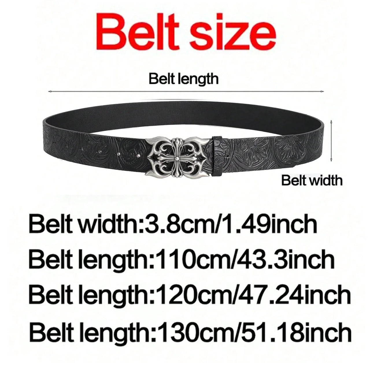 Retro Men's Belt Bohemian Style - Fashion Personalized Belt For Men Women Punk Rock Y2K Belts - For Jeans, Dresses & Casual Wear