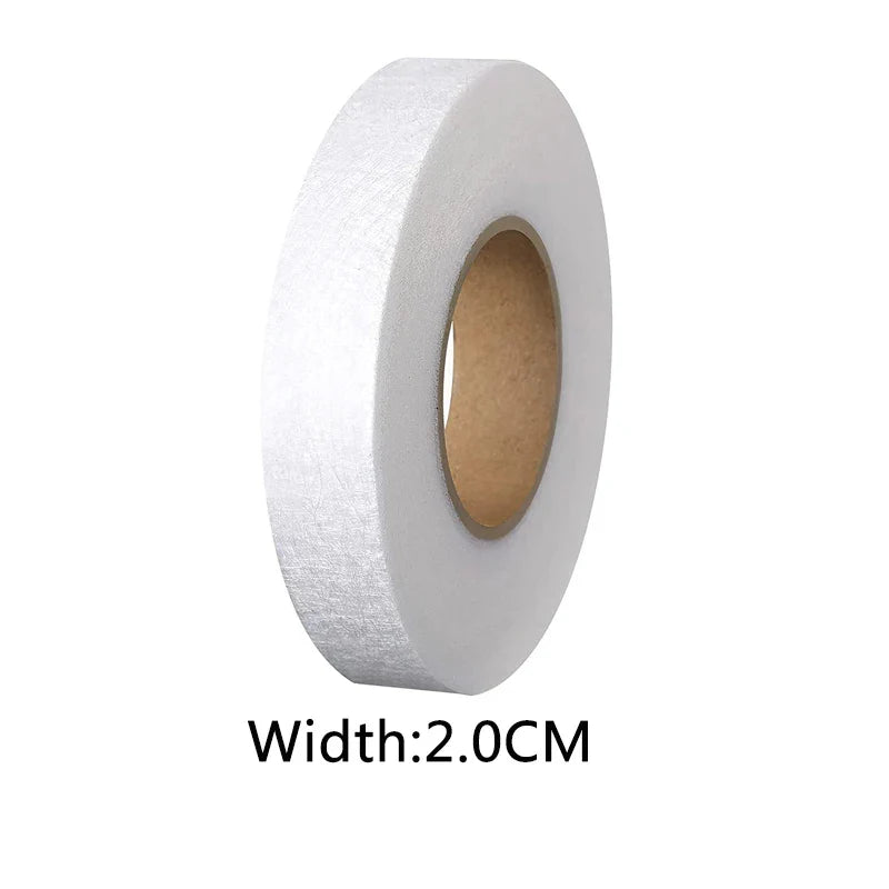 65Yard Fabric Fusing Tape Adhesive Iron on Hem Tape Double-side Interlining For Pants Curtains Clothes Pillow Case DIY Sewing