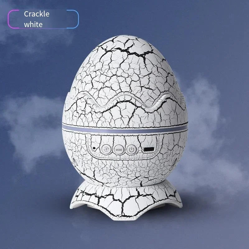 Dinosaur Egg Galaxy Projector with Remote Control Bluetooth Speaker LED Night Light Starry Sky Projection Light Children's Gift