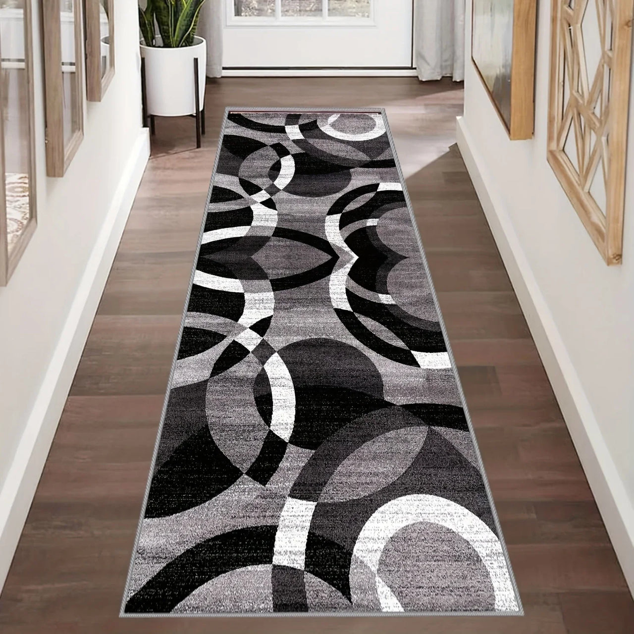 VIKAMA Modern Minimalist Carpet, Durable And Non-Slip, Long Runner Rug For Hallways, Bedside Rug For Bedrooms, Home Decor