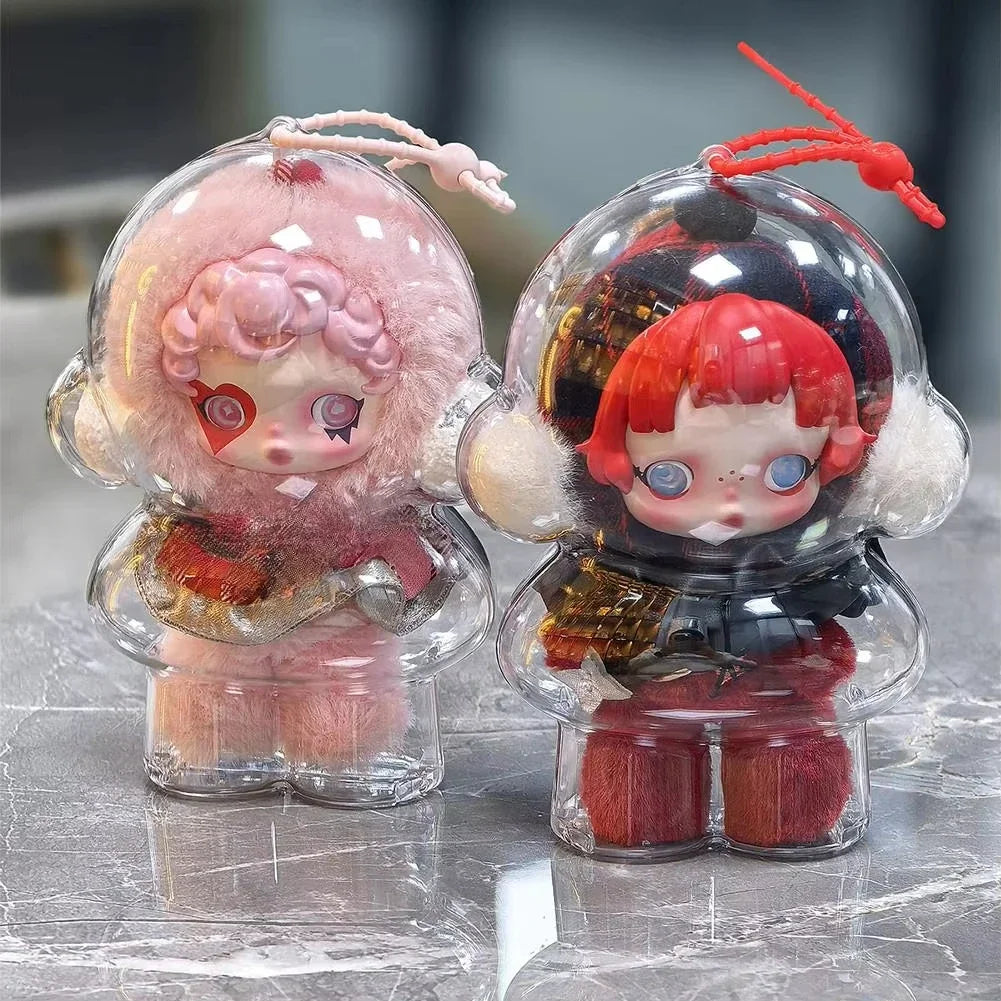 Transparent Protective Case for SkullPanda Guangweaving Garden V2 SP Doll Portable Organizer Box Storage Case