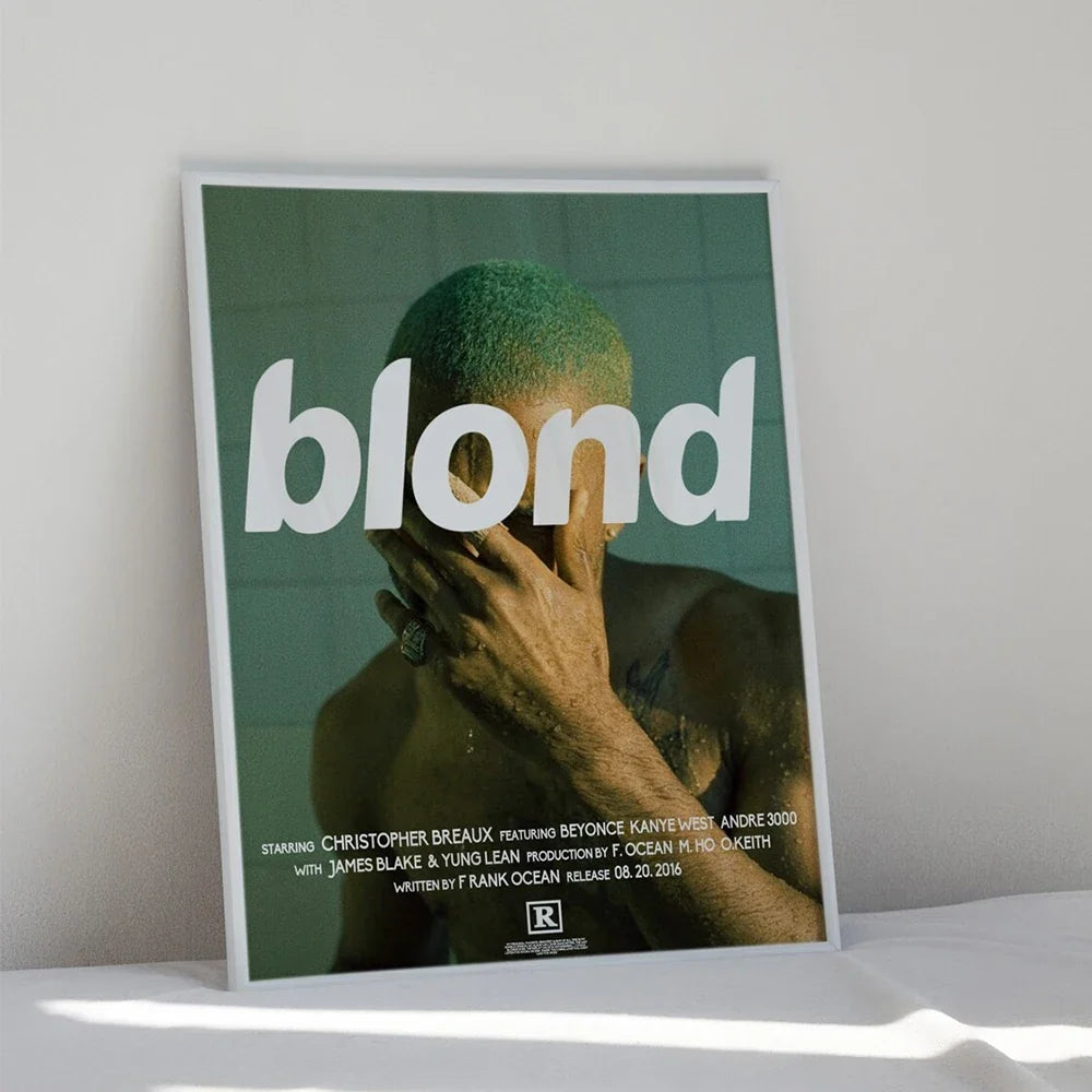 Modern Blond Frank Ocean Hypebeast Rap Fashion Album Wall Art Canvas Painting Posters For Living Room Home Decor