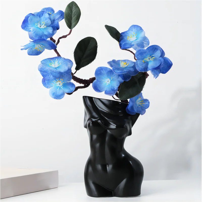 Body vase feminine form | Body shape vase | Decorative body statue | Unique female body vase | Women's body vase | Ceramic incen