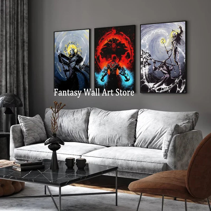 Traces of Arcane Poster Arcane 2 TV Series Wall Decor Gaming Room TV Fans Home Room Wall Decor Jinx VI Caitlyn Characters Prints
