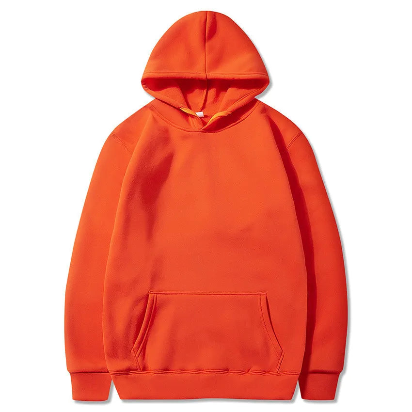 Women's Solid Color Pocket Hoodies Sports Fitness Sweatshirts Fashionable Casual Pullovers Multi Color