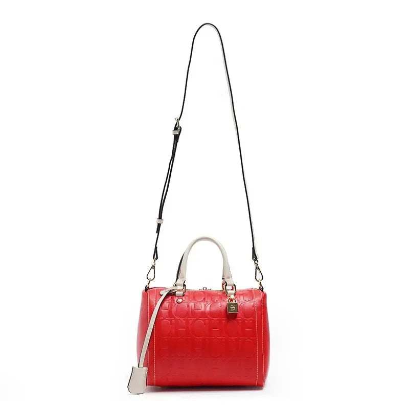 CH New Exquisite Handbag Spring and Summer High-quality Letter Print Multi-Scene Available 2026 Boston Crossbody Bag