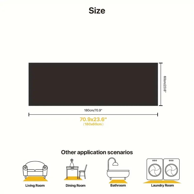 VIKAMA Comfortable Plush Carpet, Super Soft And Fluffy Bedroom Bedside Rug, Corridor And Hallway Floor Mat, Home Decoration