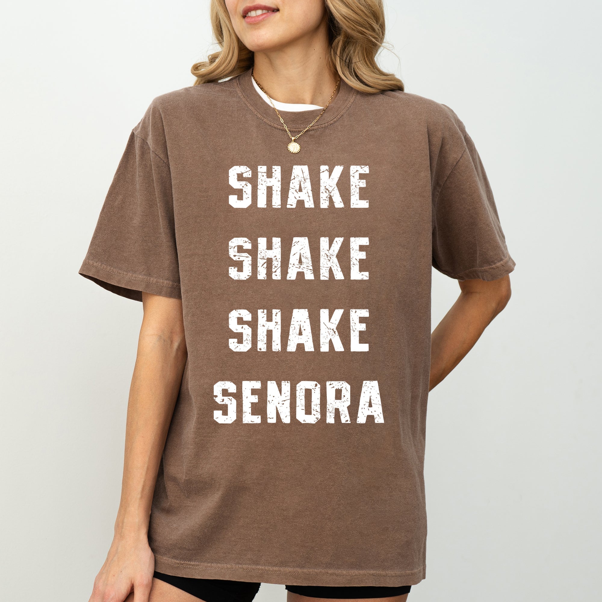 Shake Senora Jump In The Line Belafonte Halloween Skeleton Witch Comfort Colors Tee