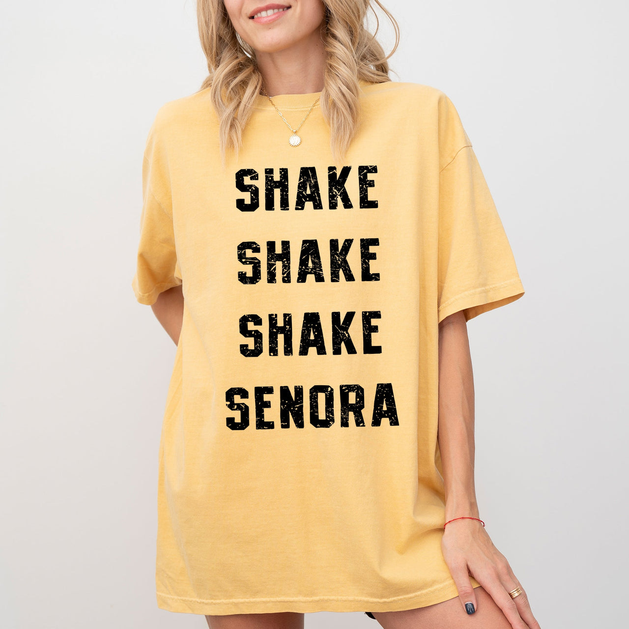 Shake Senora Jump In The Line Belafonte Halloween Skeleton Witch Comfort Colors Tee
