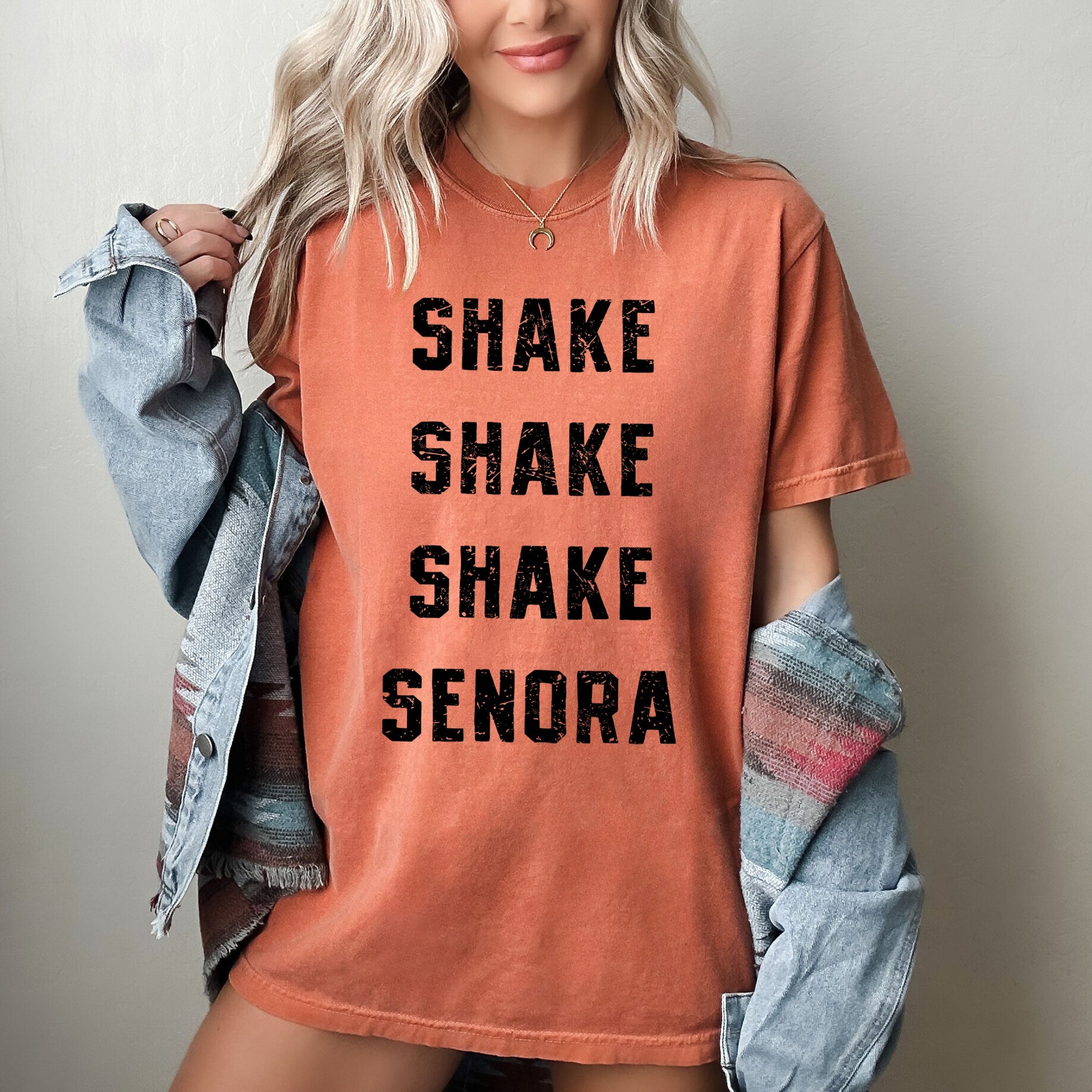 Shake Senora Jump In The Line Belafonte Halloween Skeleton Witch Comfort Colors Tee