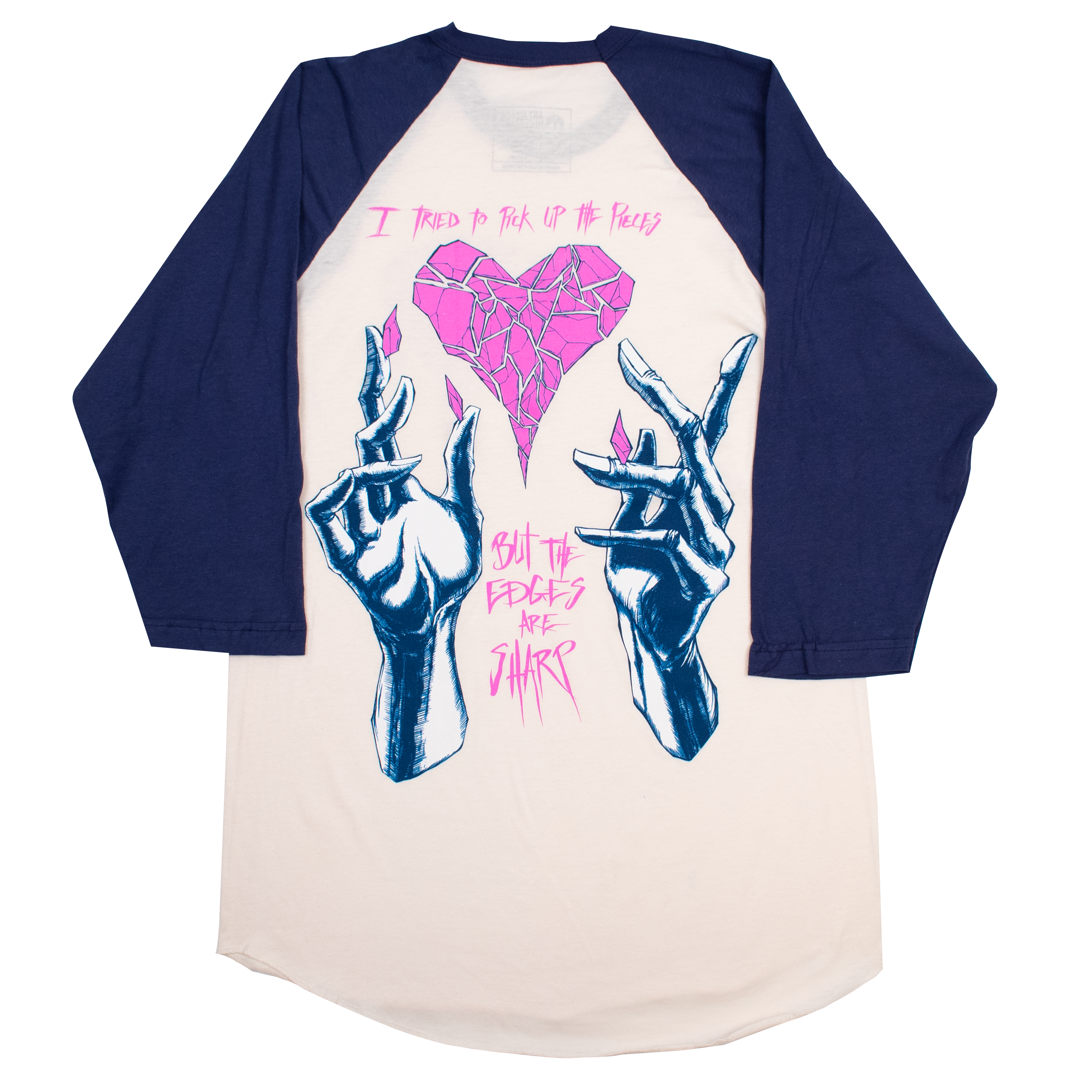 Sharp Edges 3/4 Sleeve T-Shirt