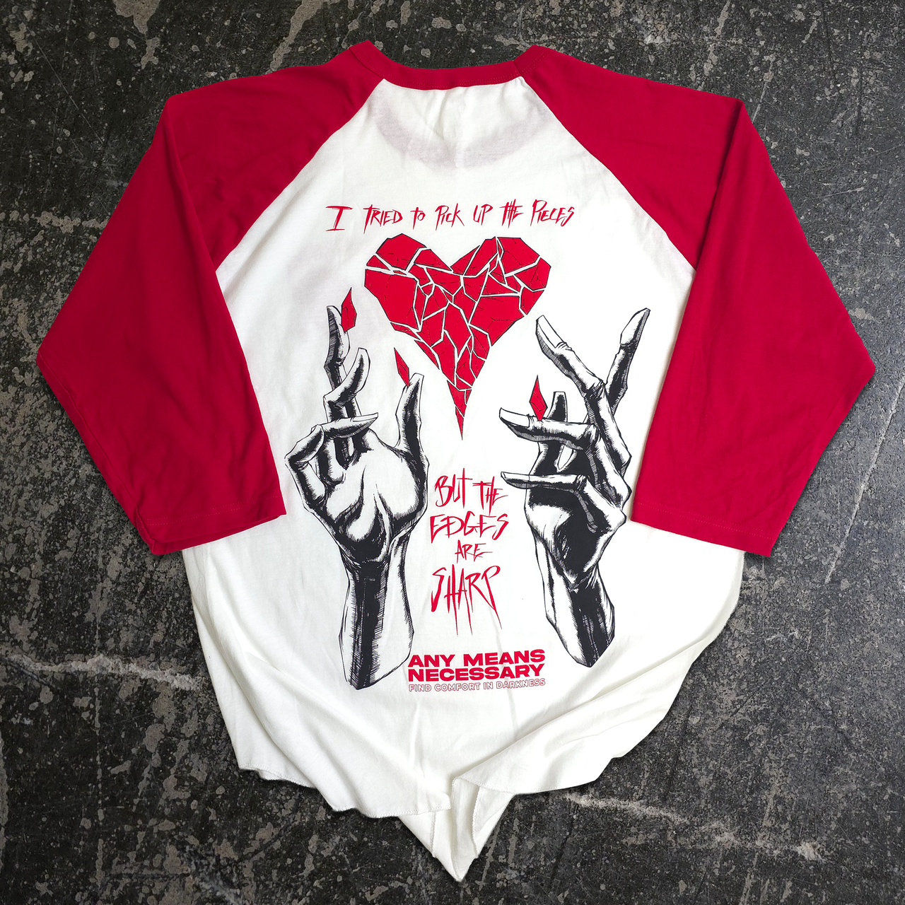 Sharp Edges 3/4 Sleeve T-Shirt