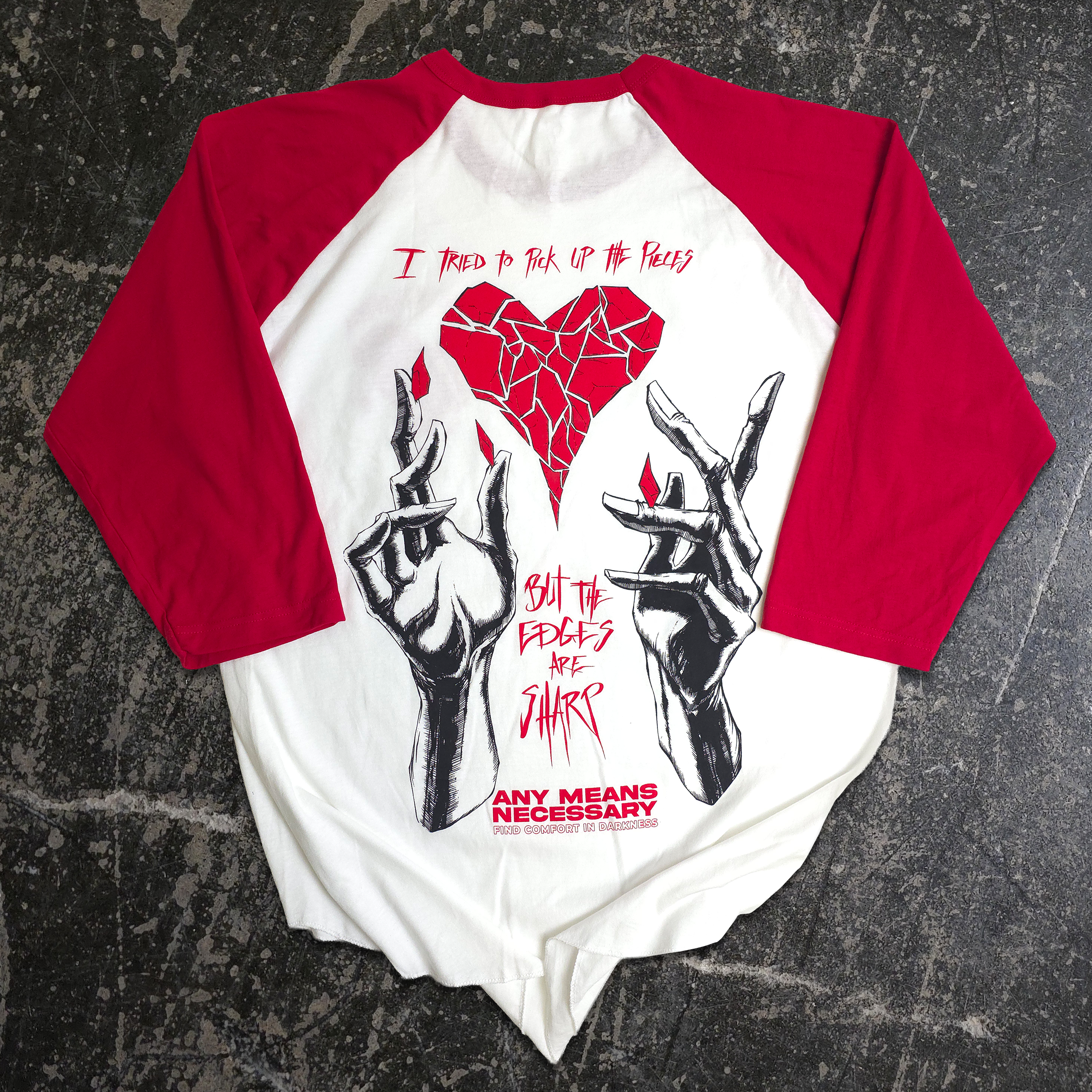 Sharp Edges 3/4 Sleeve T-Shirt