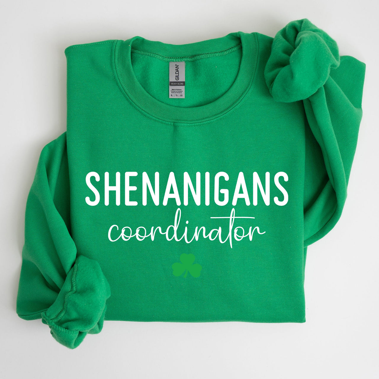 Shenanigans Coordinator St Patrick's Day Irish Pride Humor Design Cozy Sweatshirt