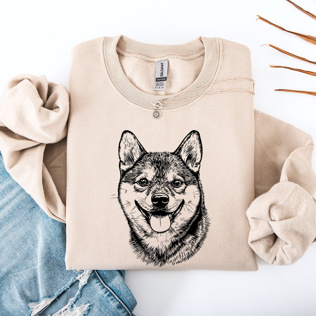 Shiba Inu Dog Lover Breed Graphic Celebrate The Beloved Shiba With Pet Themed Art Sweatshirt