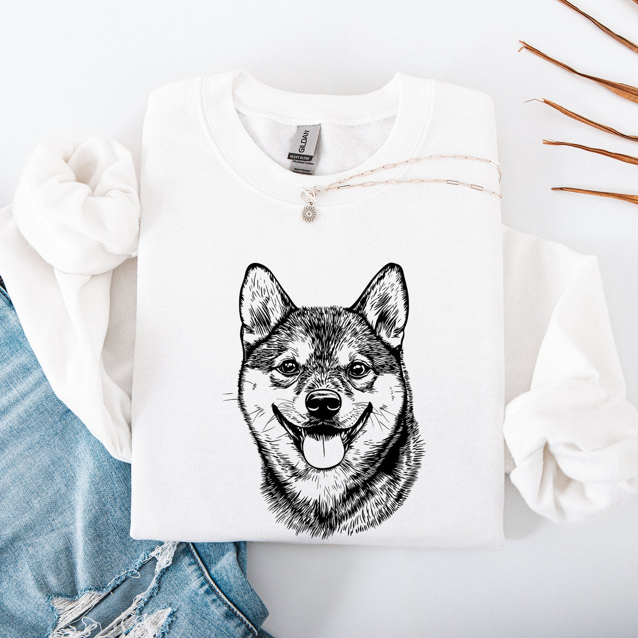 Shiba Inu Dog Lover Breed Graphic Celebrate The Beloved Shiba With Pet Themed Art Sweatshirt