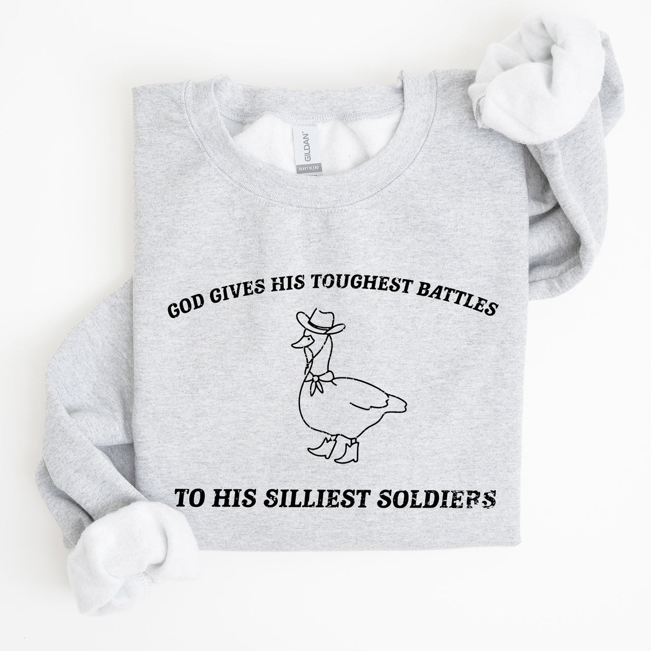 Silly Goose Funny Aesthetic Cozy Graphic Playful Quirky Banter Artwork Sweatshirt