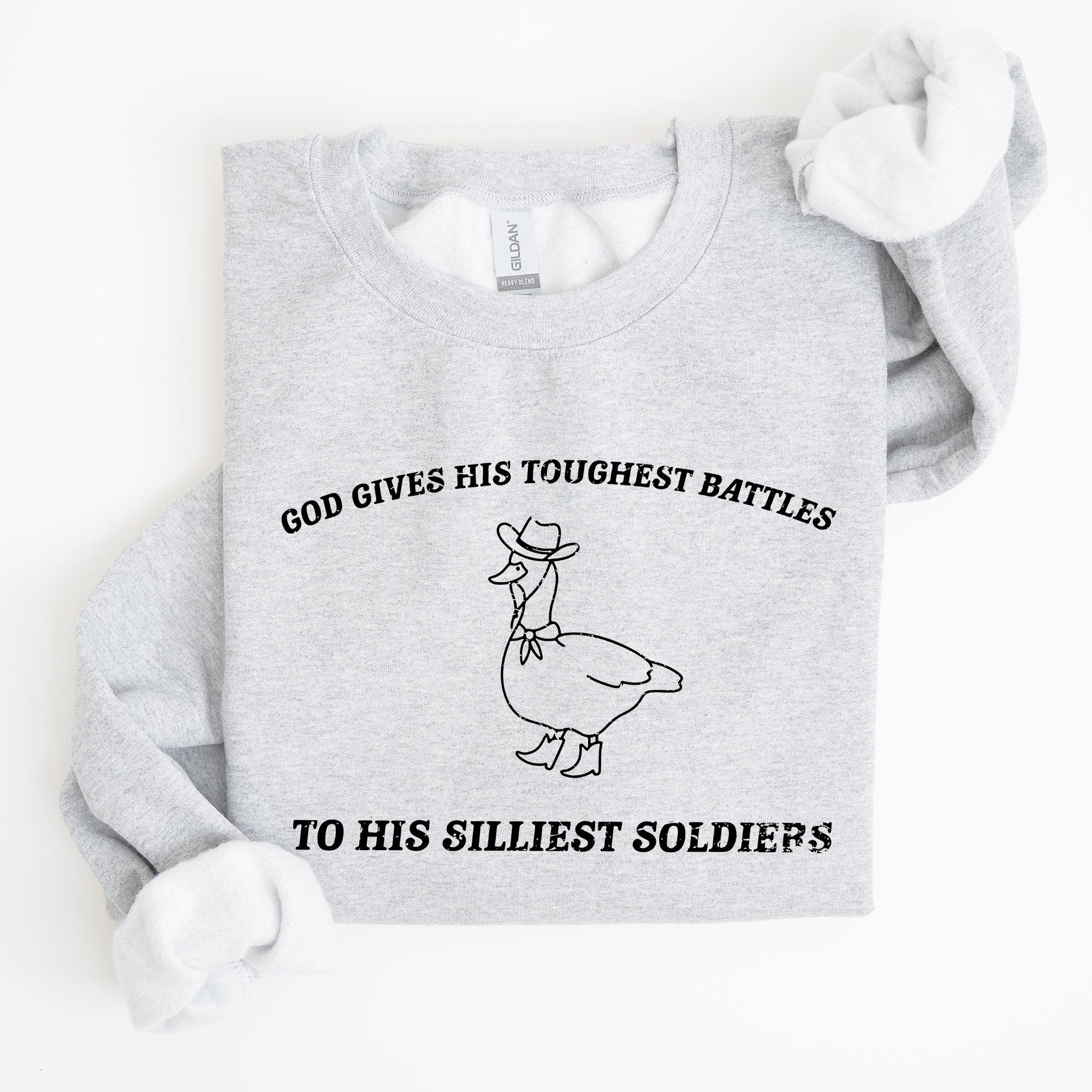 Silly Goose Funny Aesthetic Cozy Graphic Playful Quirky Banter Artwork Sweatshirt