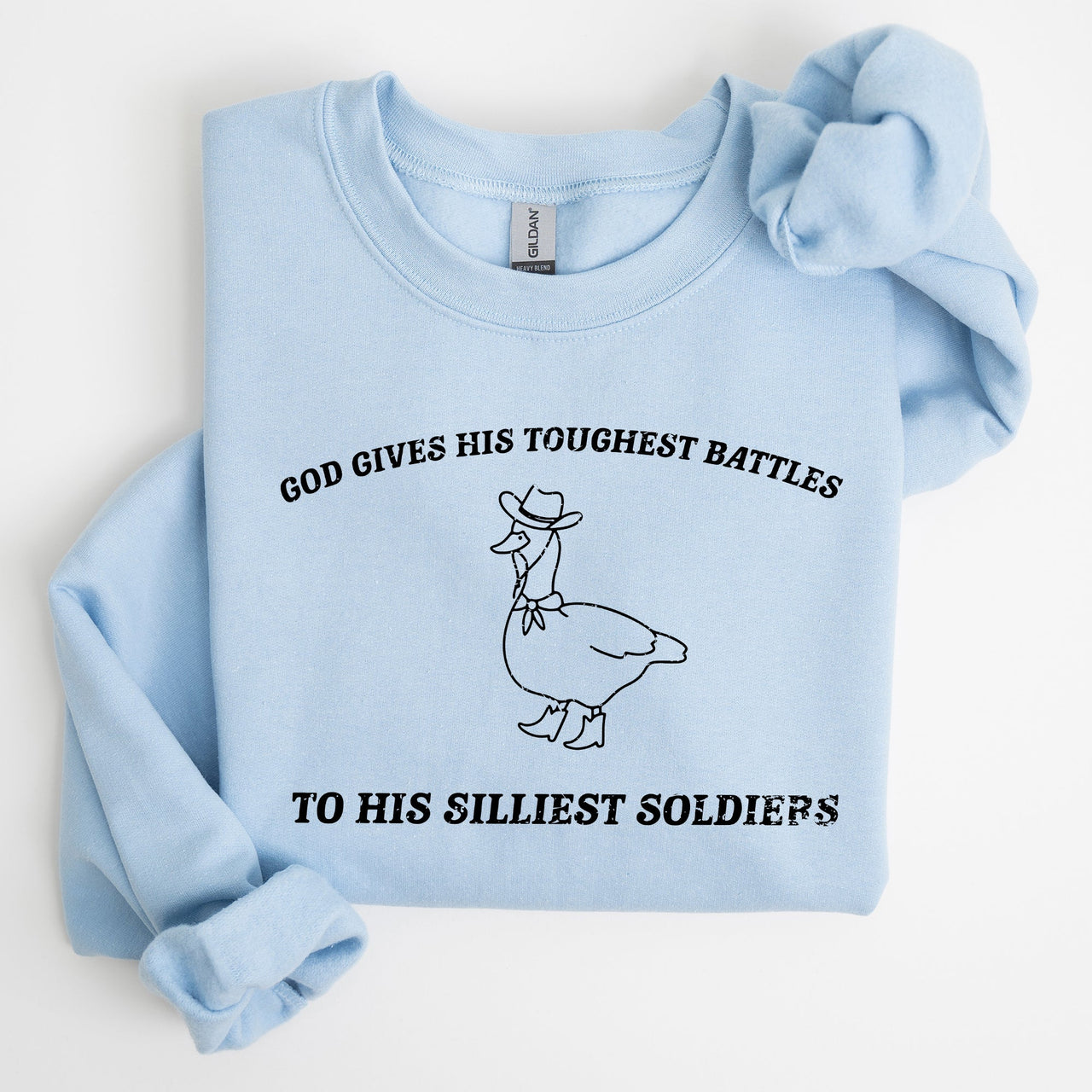 Silly Goose Funny Aesthetic Cozy Graphic Playful Quirky Banter Artwork Sweatshirt