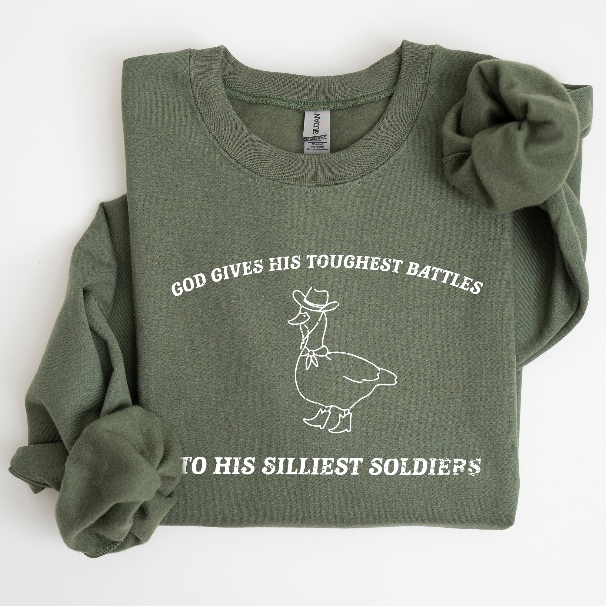 Silly Goose Funny Aesthetic Cozy Graphic Playful Quirky Banter Artwork Sweatshirt