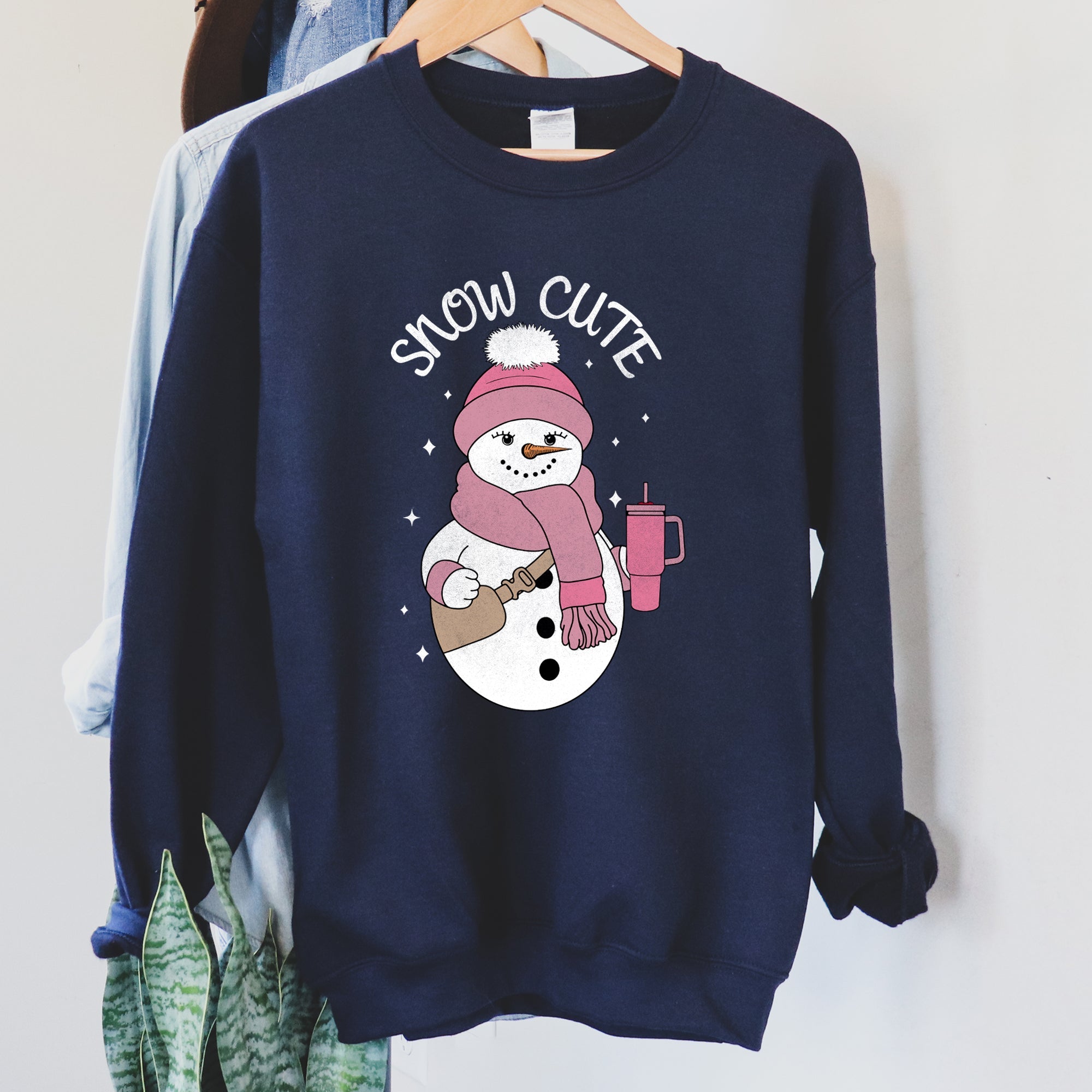 Snow Cute, Bougie Snowman Christmas Holiday Cheer Limited Edition Collectors Sweatshirt