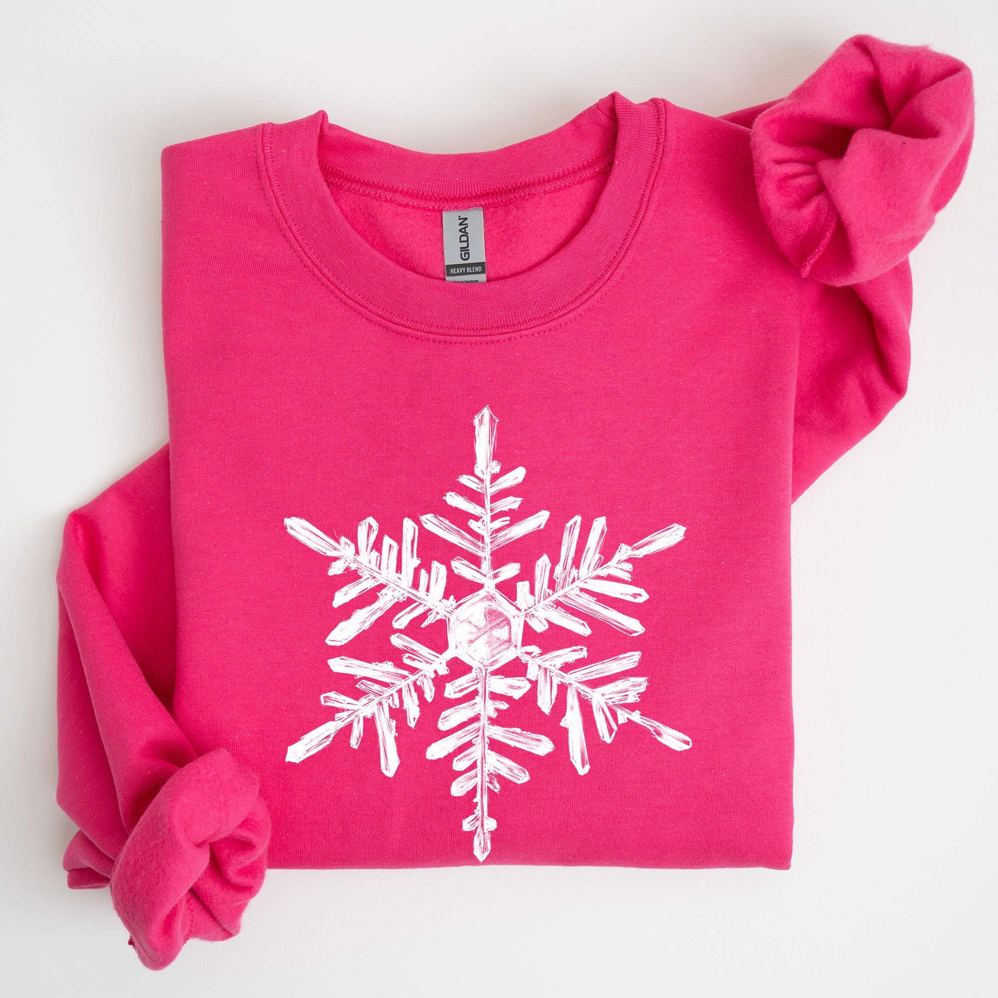 Snowflake Beautiful Winter Christmas Snow Xmas Cozy Holiday Pattern Graphic Sweatshirt